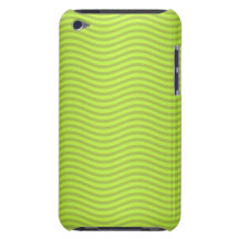 Grönt Chartreuse randmönster iPod Case-Mate Fodral