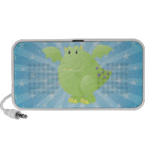 Grönt drakemonster högtalare