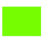 grönt fluorescerande vykort