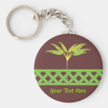 Grönt galler tackar dig Keychain Nyckel Ring