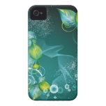 Grönt lämnar Fodral-Kompisen Case-Mate iPhone 4 Skal