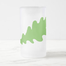 Grönt löv, design för löv för Oakträd Kaffe Koppar