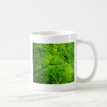 grönt löv vol1 kaffe mugg