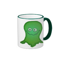 Grönt monster kaffe koppar