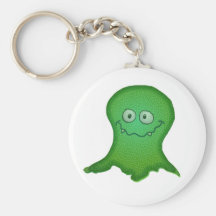 Grönt monster nyckelringar
