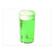 Grönt ölexponeringsglas vykort