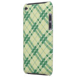 Grönt plädmönster Case-Mate iPod touch fodral