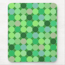 Grönt pricker Mousepad Musmattor