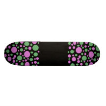 grönt rosa och svart skateboards