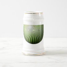 Grönt stjärnajordklot kaffe koppar