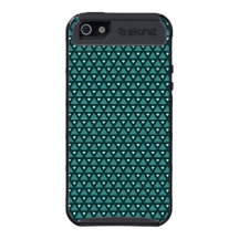Grönt triangelmönsterIphone 5 fodral