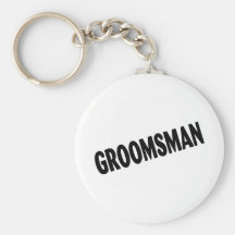 Groomsman lutad svart nyckelringar