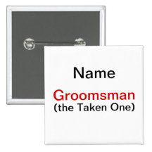 Groomsmanungkarlparty Pins
