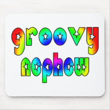 Groovy brorson för kall brorsonfödelsedagjul mus matta