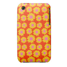 Groovy daisy för anpassade iPhone 3 Case-Mate cases