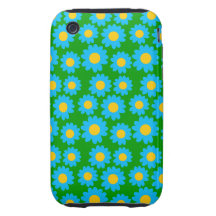 Groovy daisy för anpassade iPhone 3 tough cover