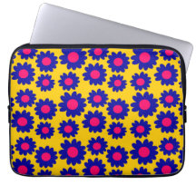 Groovy daisy för anpassade laptop datorfodral