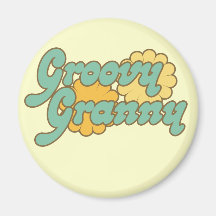 Groovy Granny Kylskåpsnagnet