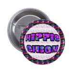 groovy hippiechick knappar med nål