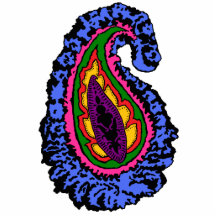 Groovy Paisley magnet Acrylic Cut Out