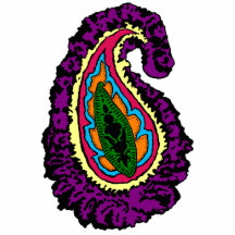 Groovy Paisley magnet Photo Cutouts