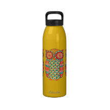 Groovy Retro ugglavattenflaska