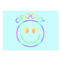 Groovy Retro visitkortar