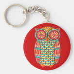 Groovy ugglakeychain nyckelring