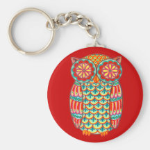 Groovy ugglakeychain nyckelring