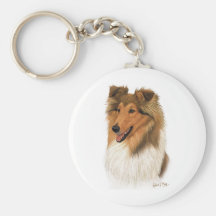 Grov Collie Nyckel Ring