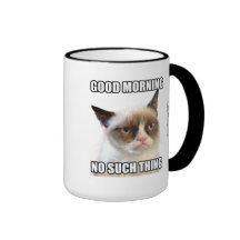 Grumpy Cat™ bra morgon - ingen sådan sak Kaffe Kopp