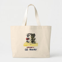 'Grumpy gå bort! totot hänger lös Tote Bags
