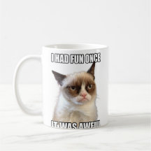 Grumpy kattmugg