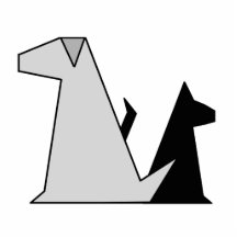 Grundläggande hund-/kattutklipp acrylic cut out