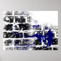 Grunge Pattern 196 Poster