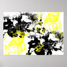 Grunge Pattern 204 Poster