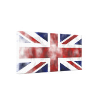Grunge UK Canvasduk Med Gallerikvalitet