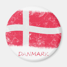 GrungeDanmark flagga Magneter