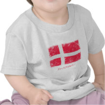 GrungeDanmark flagga Tee