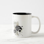 GrungeHibiscus Kaffe Kopp