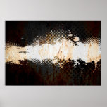 Grungy Splatter Design Poster