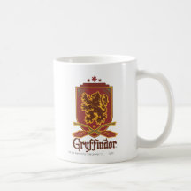 Gryffindor Quidditch emblem Kaffe Koppar
