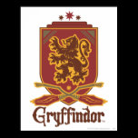 Gryffindor Quidditch emblem affischer