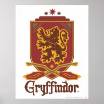 Gryffindor Quidditch emblem Print