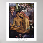 Grymma sagor (exotiskt ordstäv) vid Paul Gauguin Affischer