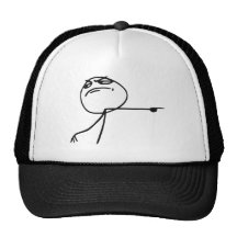 GTFO får ut tecknaden Meme för grabbursinneansikte Baseball Hat