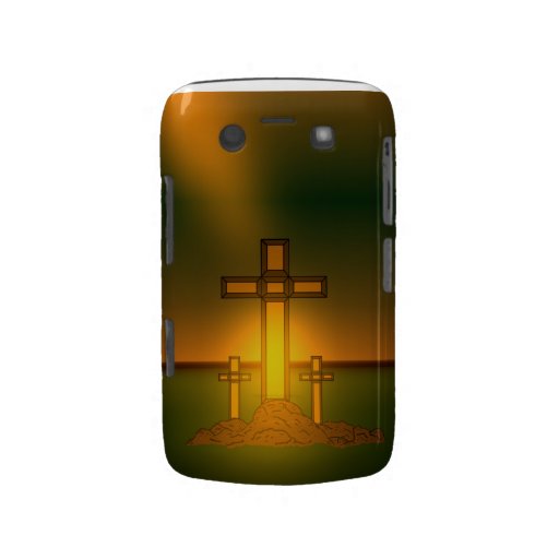 Gud Aura tänder över kor av Kristus BlkBerry Case-Mate Blackberry Case