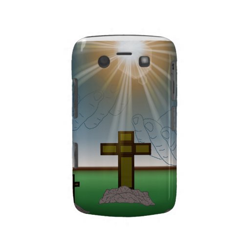 Gud hand över kor av Kristusbjörnbäret Blackberry Case