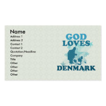 Guden älskar Danmark Visit Kort