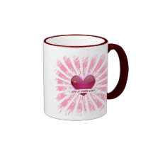 Guden är ren kärlek kaffe mugg